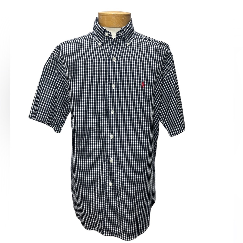 Polo Ralph Lauren - Short Sleeve Button Down - Blake Cotton - Size Medium